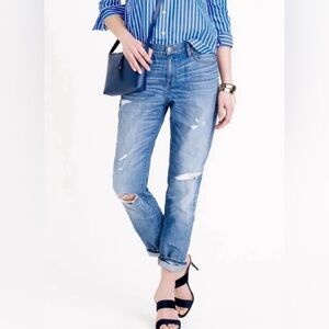 JCrew Broken in boyfriend distressed